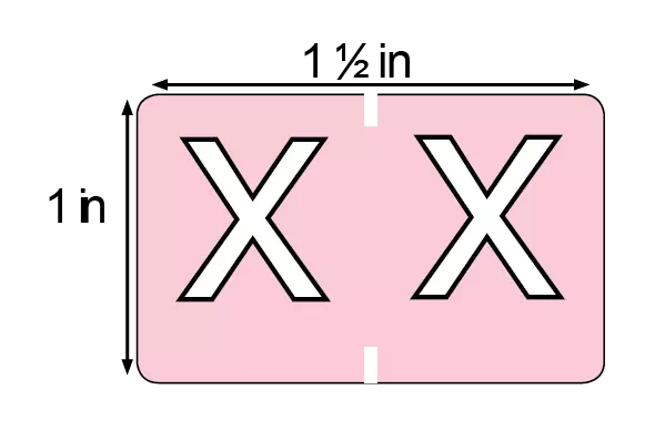 File Folder Label X
