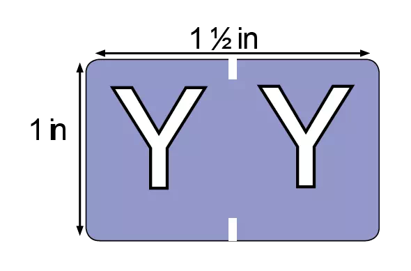 File Folder Label Y
