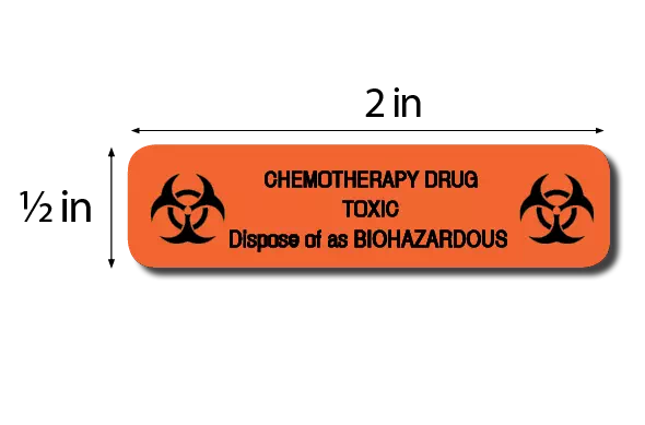 Caution Chemotherapy Dispose of Biohazad