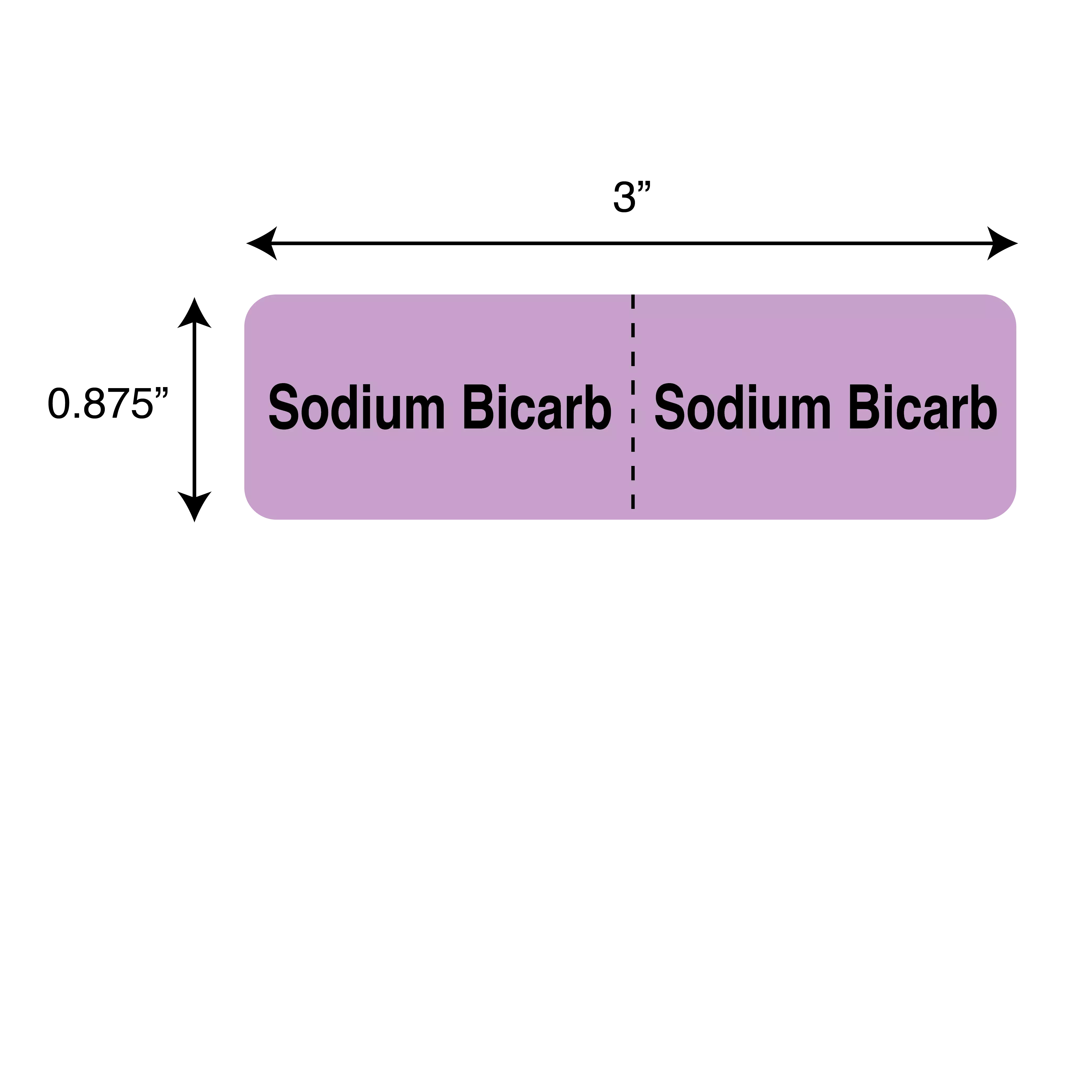 IV Drug Line Label - Sodium Bicarb/Sodium Bicarb