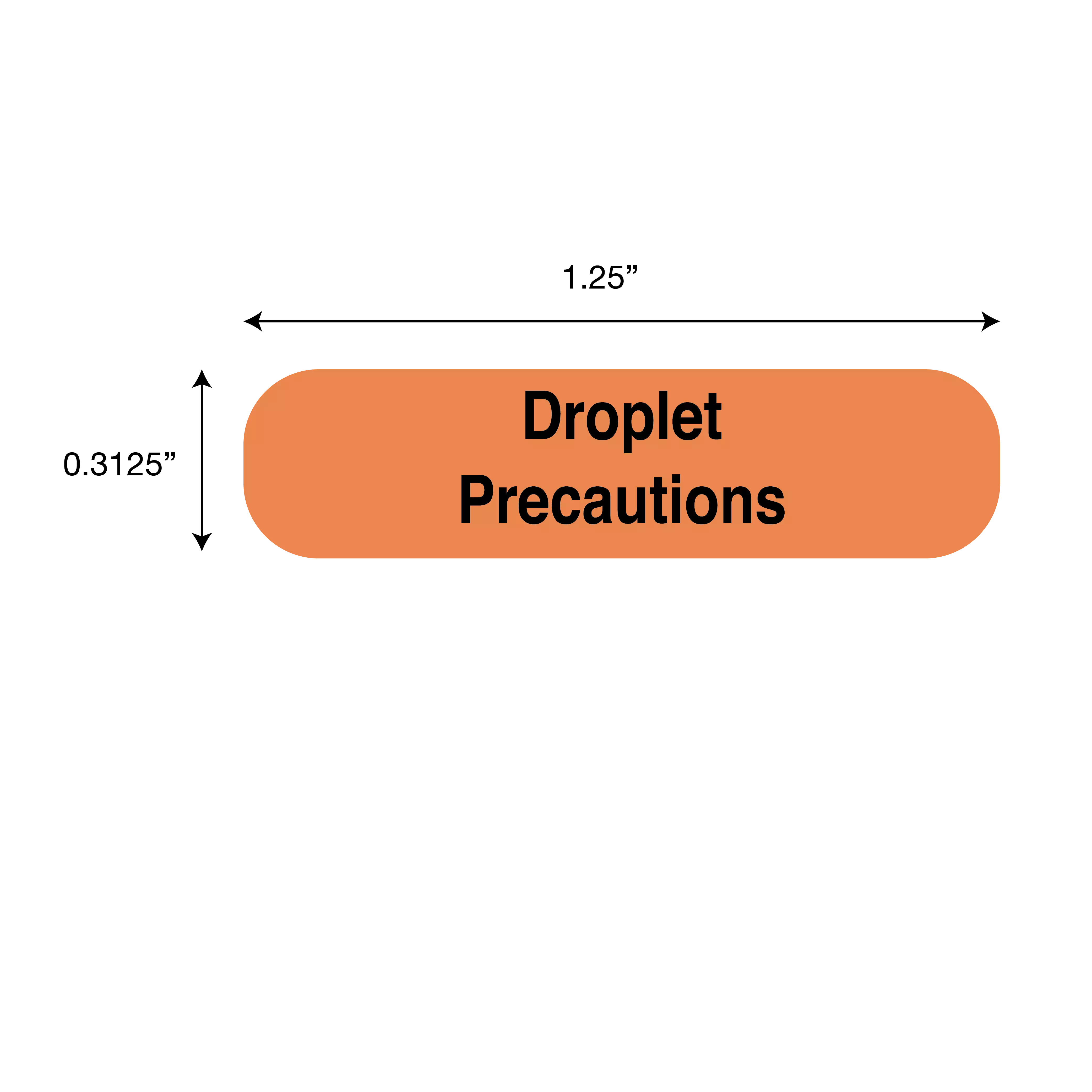 Precaution Labels - Droplet Precaution