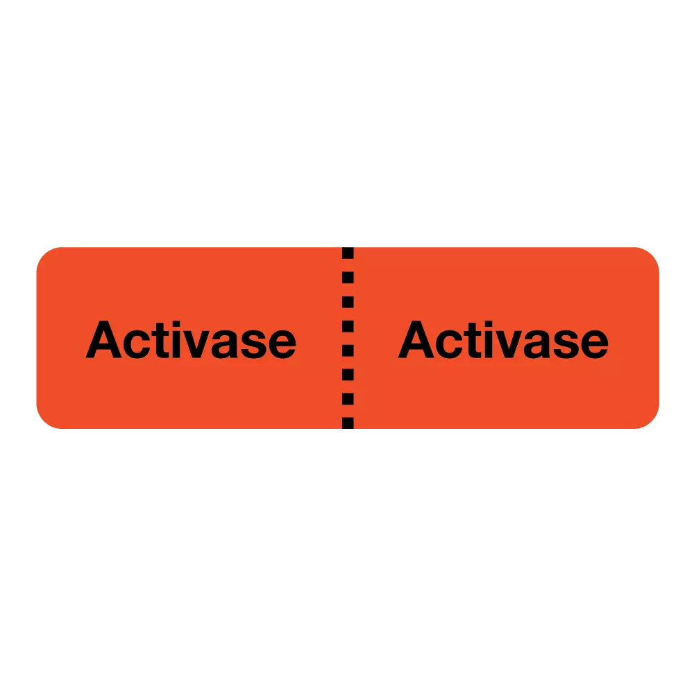 IV Drug Line Label - Activase/Activase