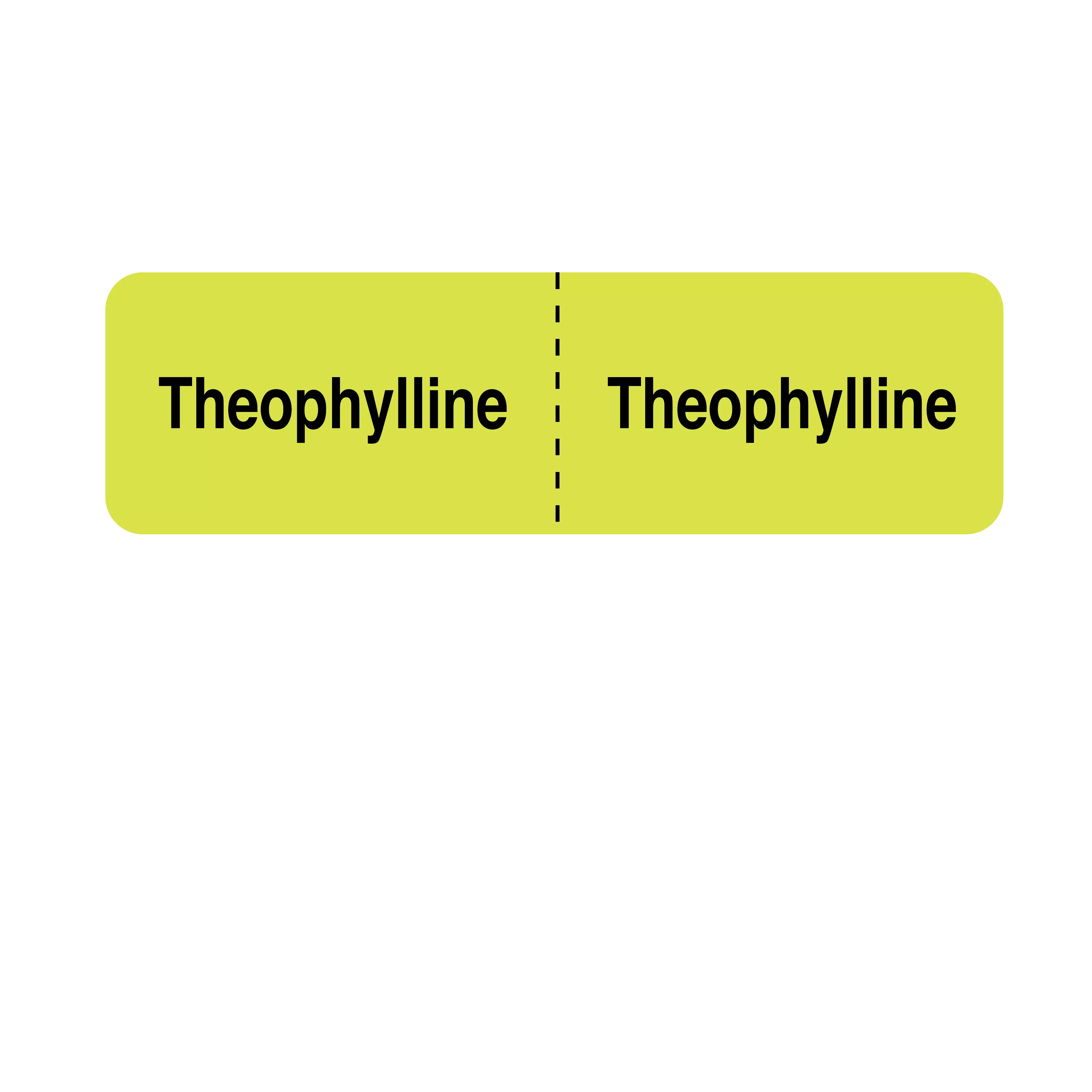 IV Drug Line Label - Theophylline/Theophylline