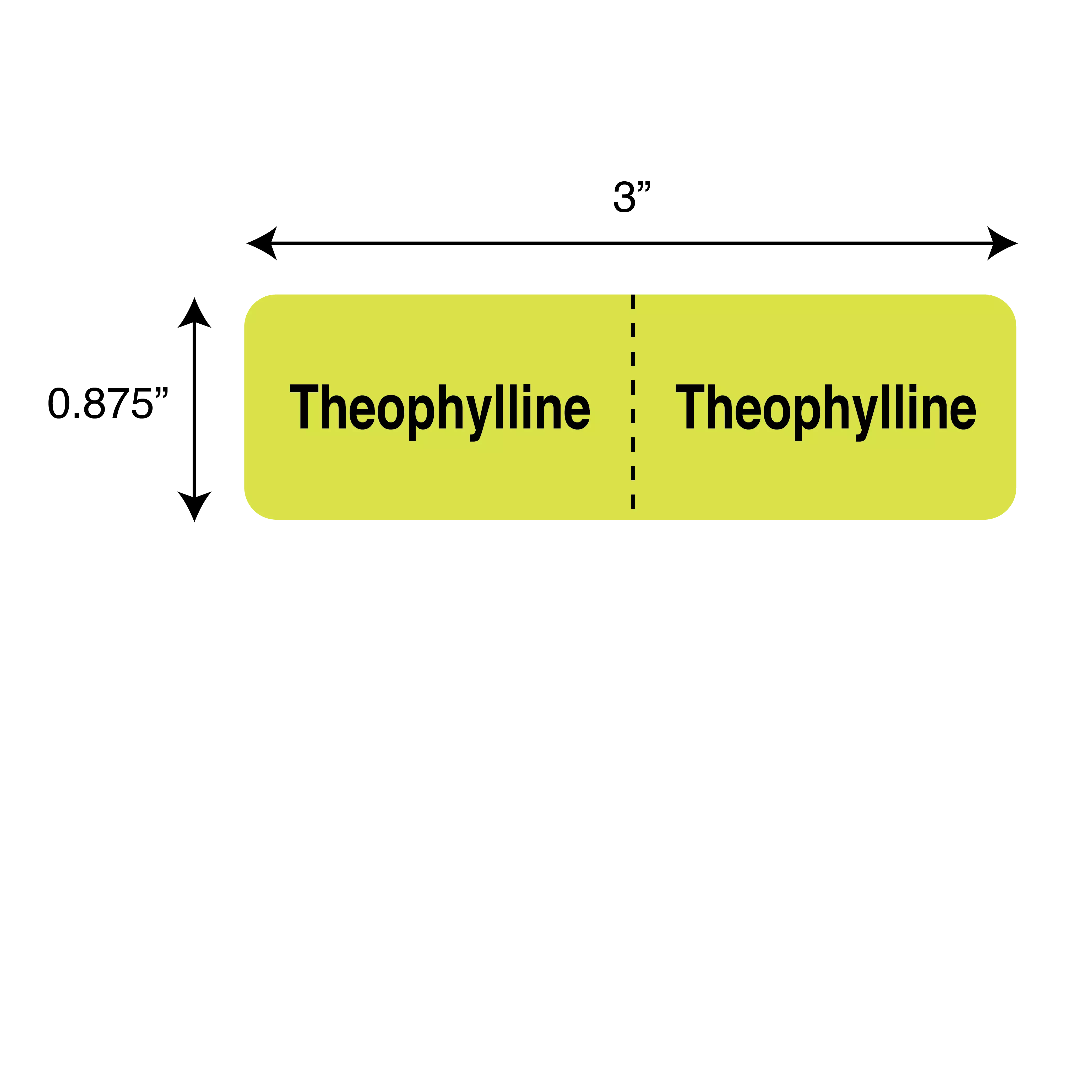IV Drug Line Label - Theophylline/Theophylline