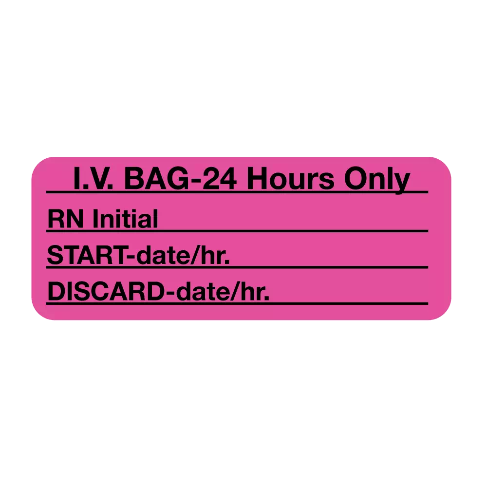 I.V. Bag 24 Hours Only