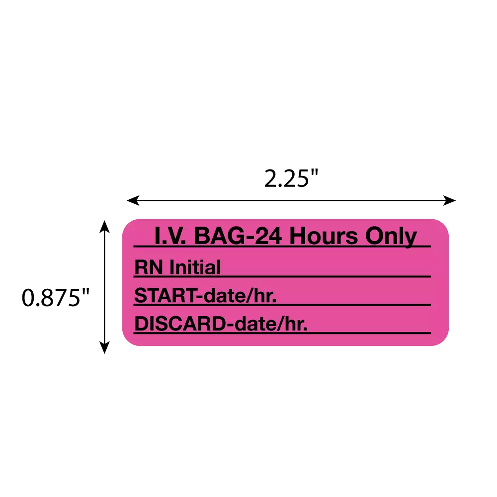 I.V. Bag 24 Hours Only