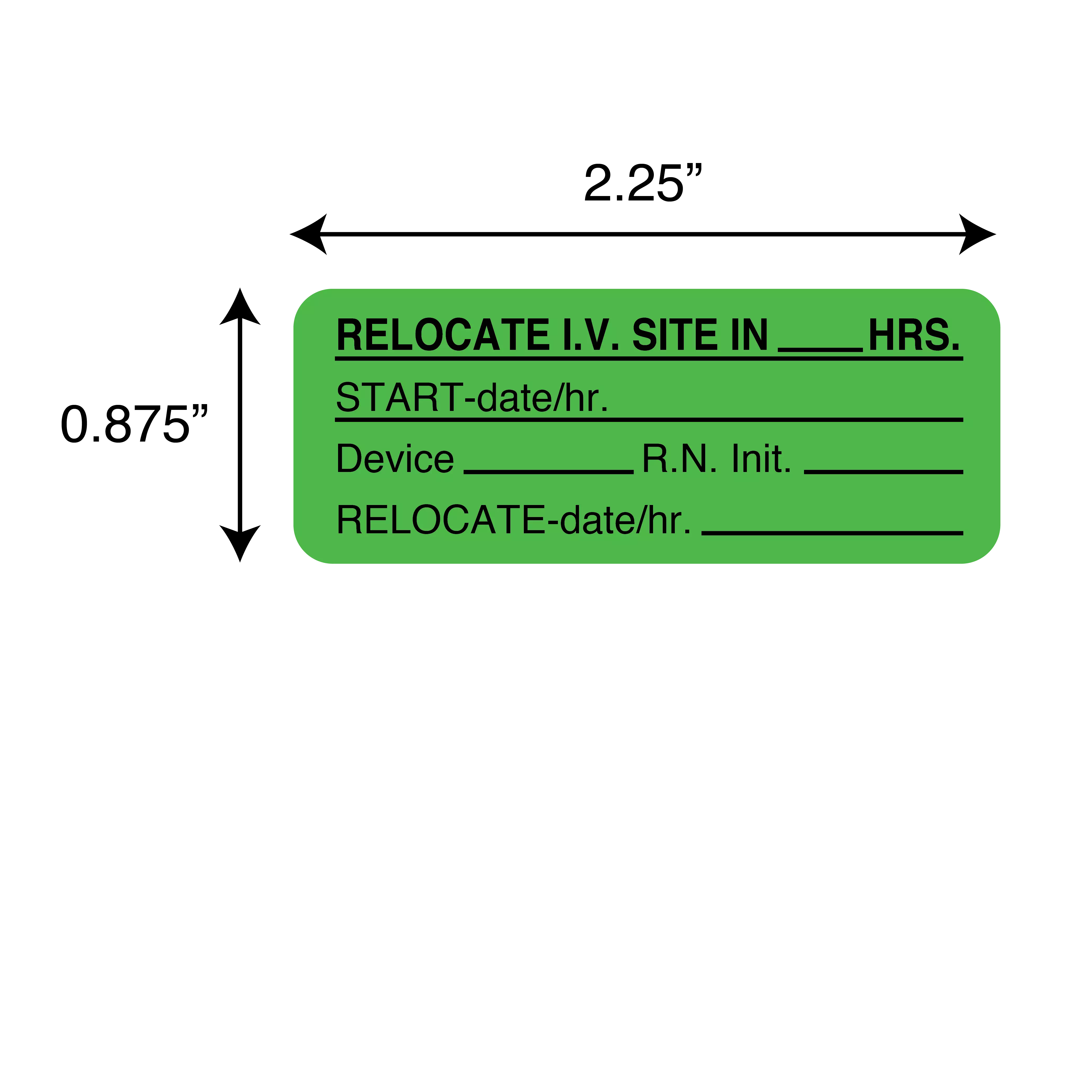 Relocate I.V. Site