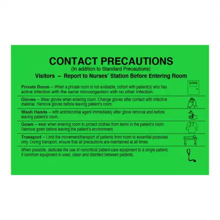 Contact Precautions Label