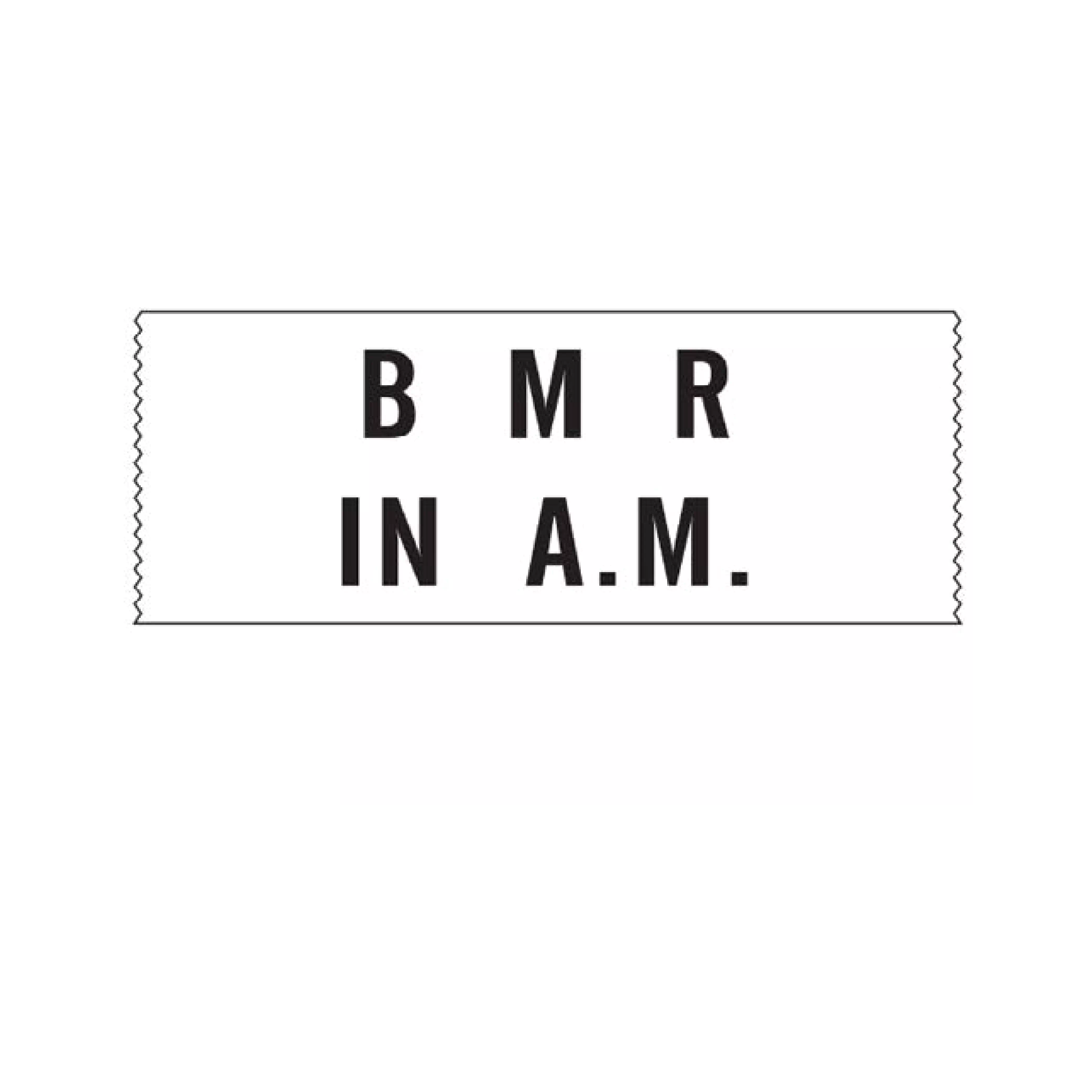 Printed Chart Tape - BMR In A.M.