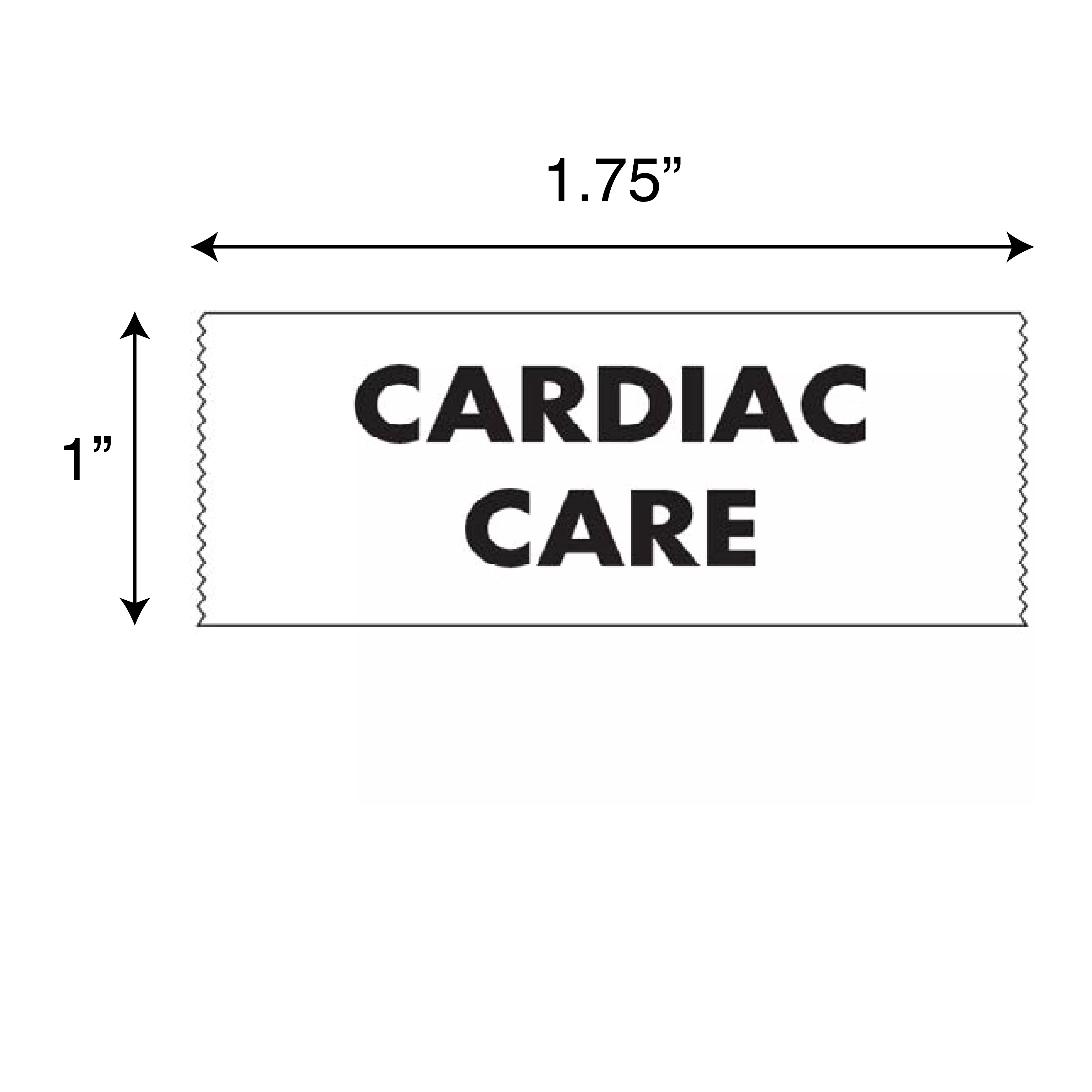 Printed Chart Tape - Cardiac Care