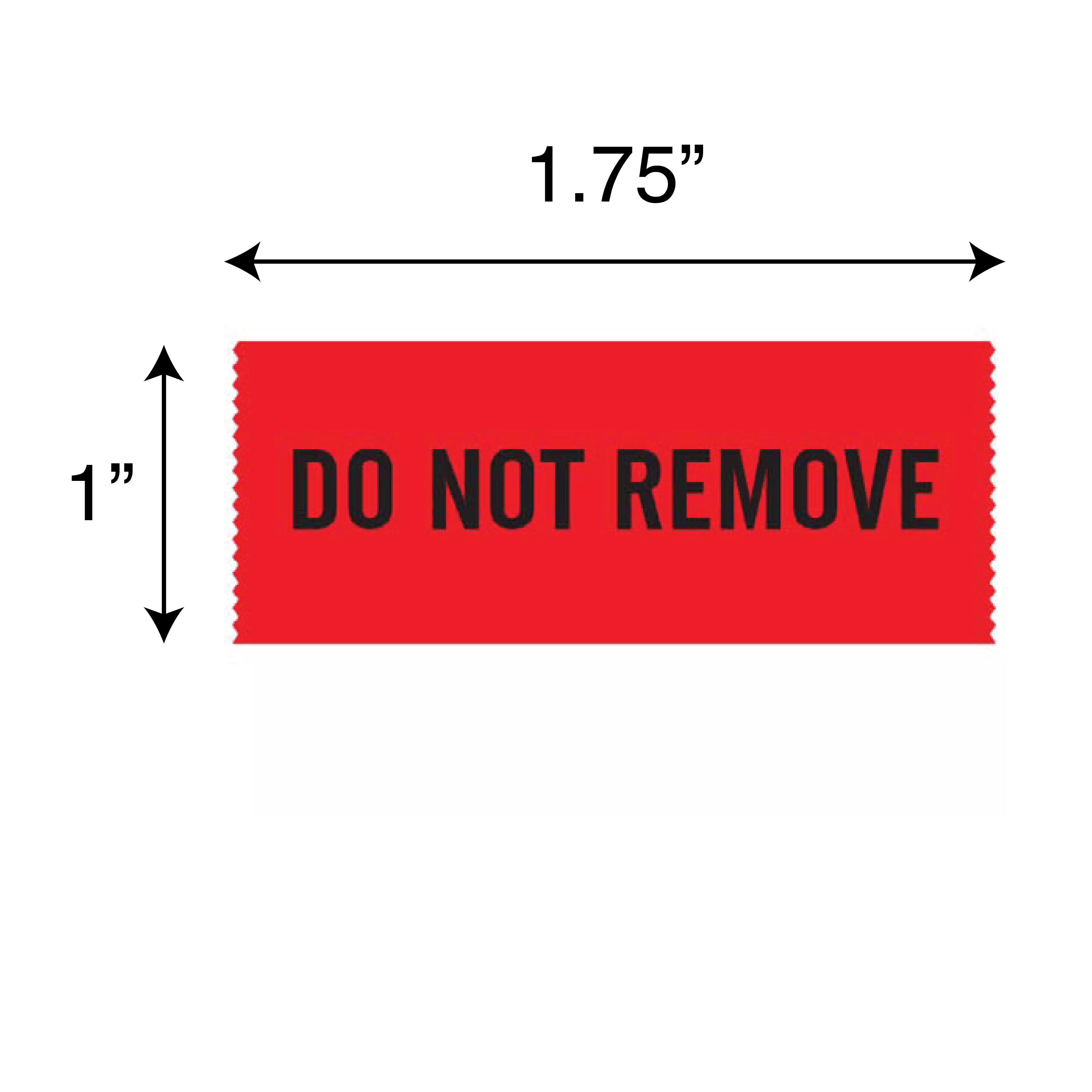 Printed Chart Tape - Do Not Remove