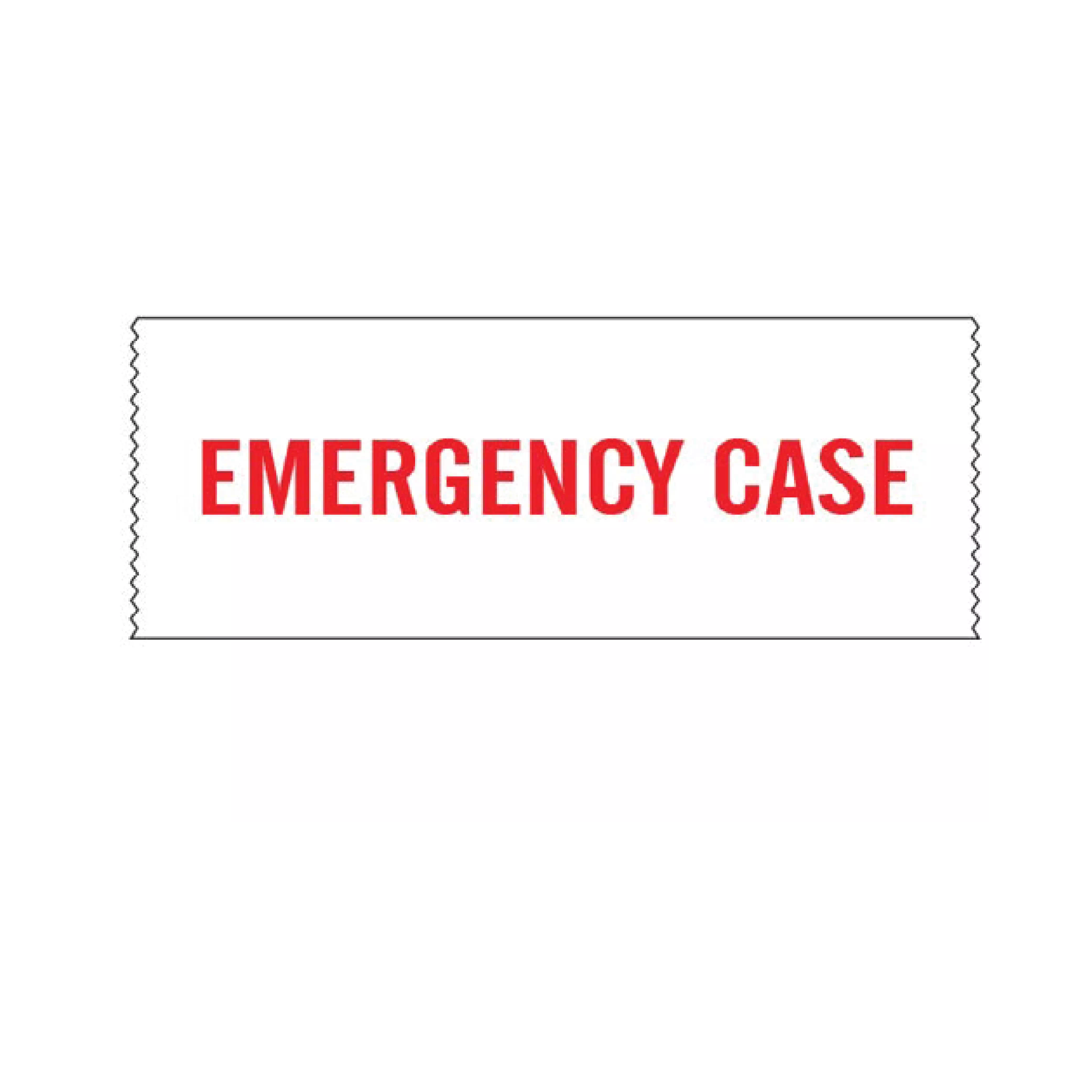 Printed Chart Tape - Emergency Case