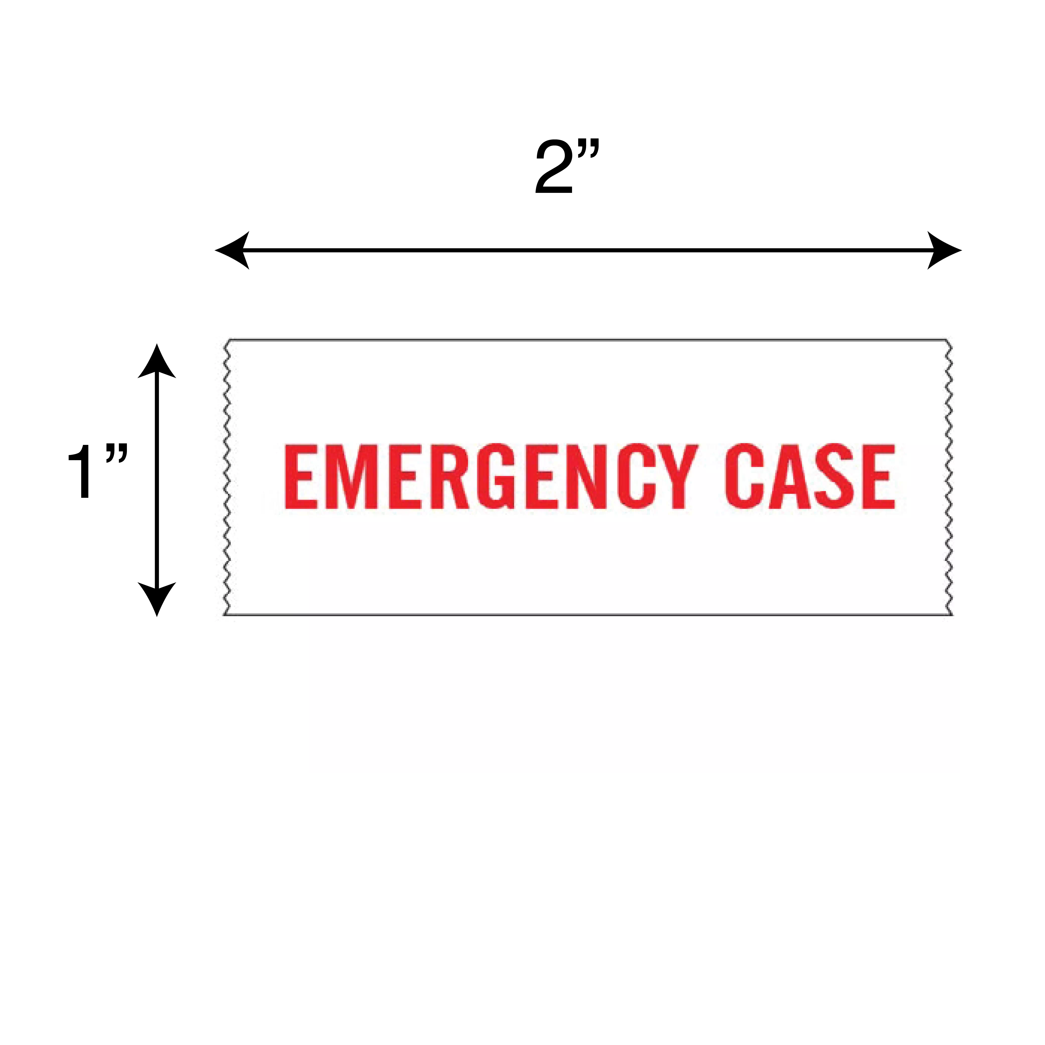 Printed Chart Tape - Emergency Case