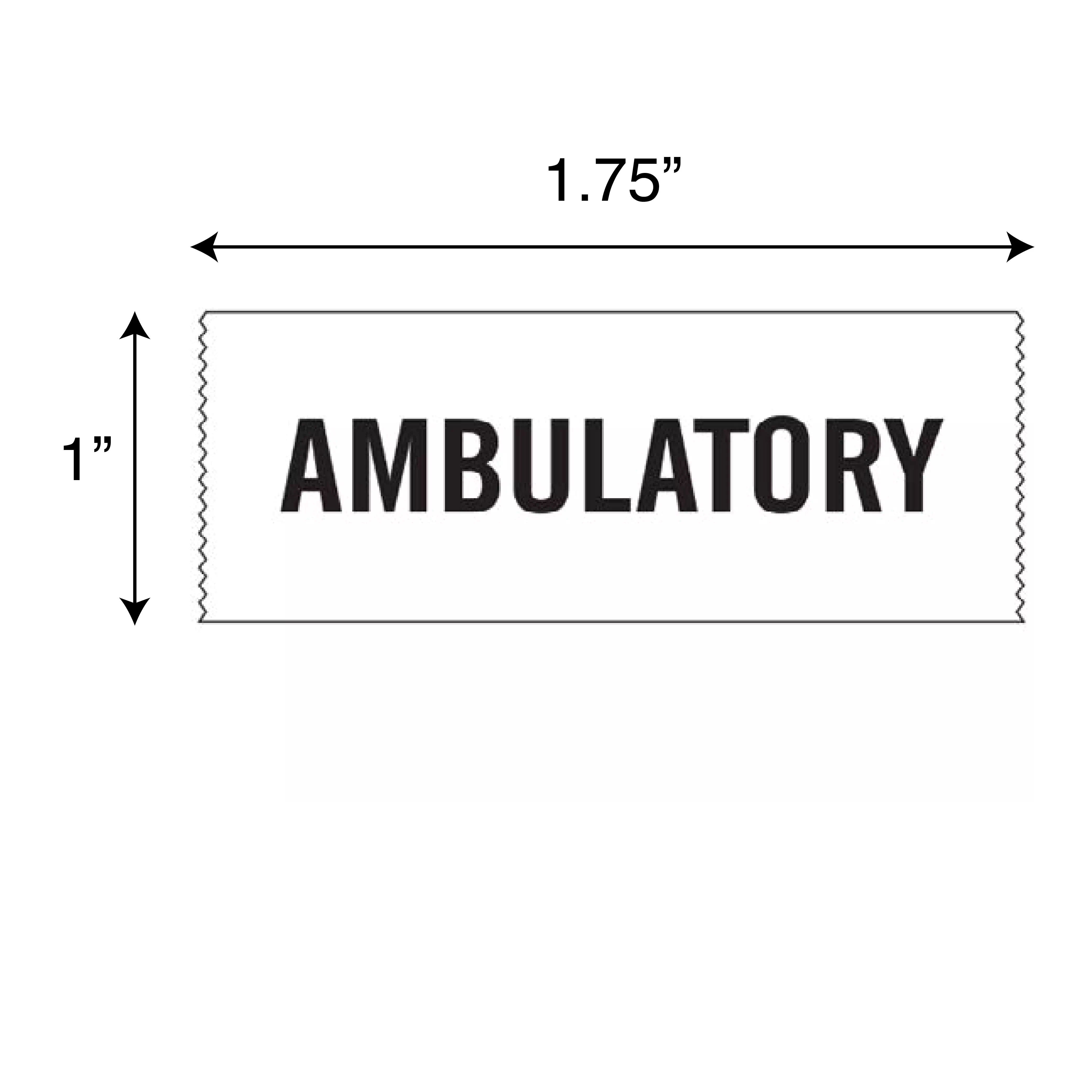 Printed Chart Tape - Ambulatory