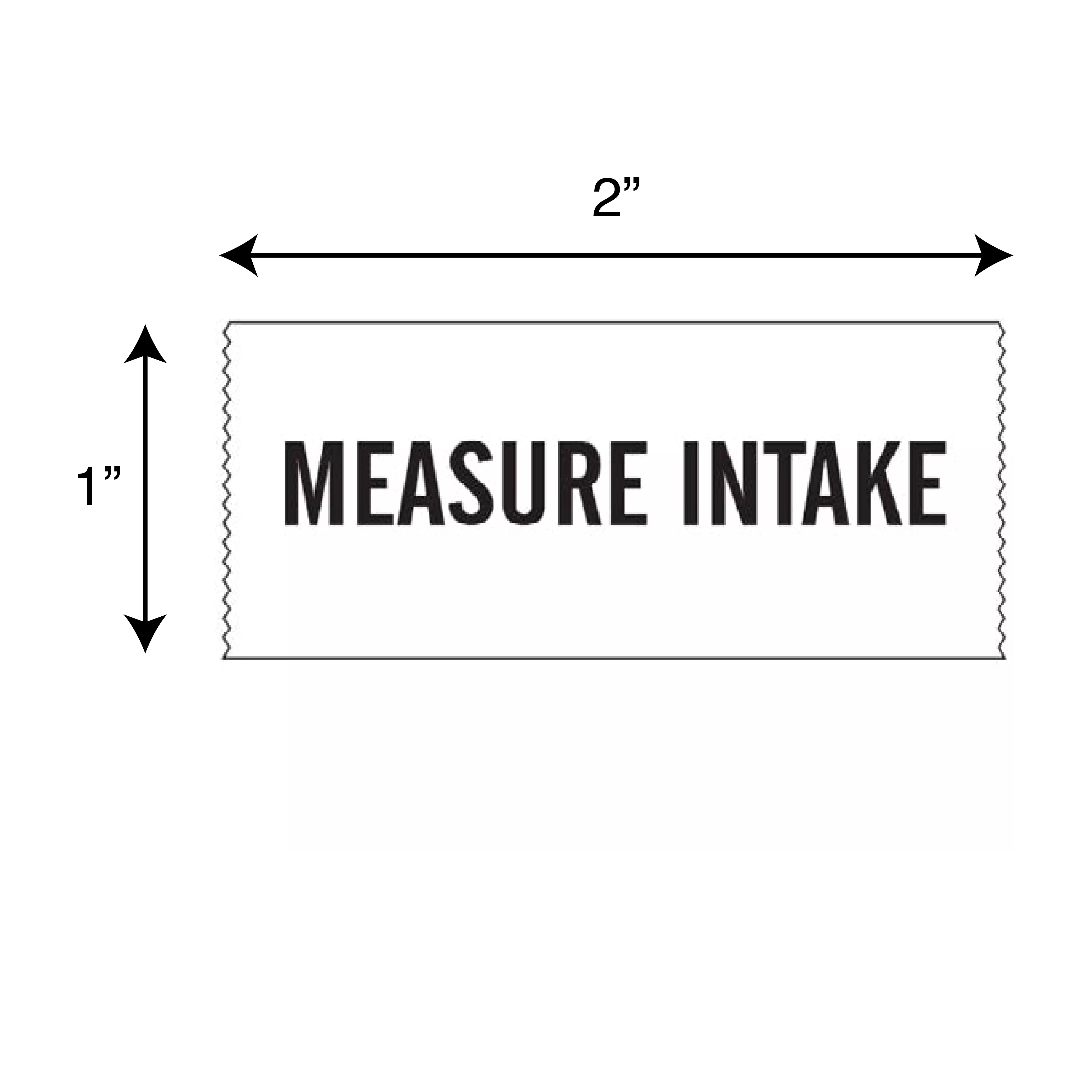 Printed Chart Tape - Measure Intake
