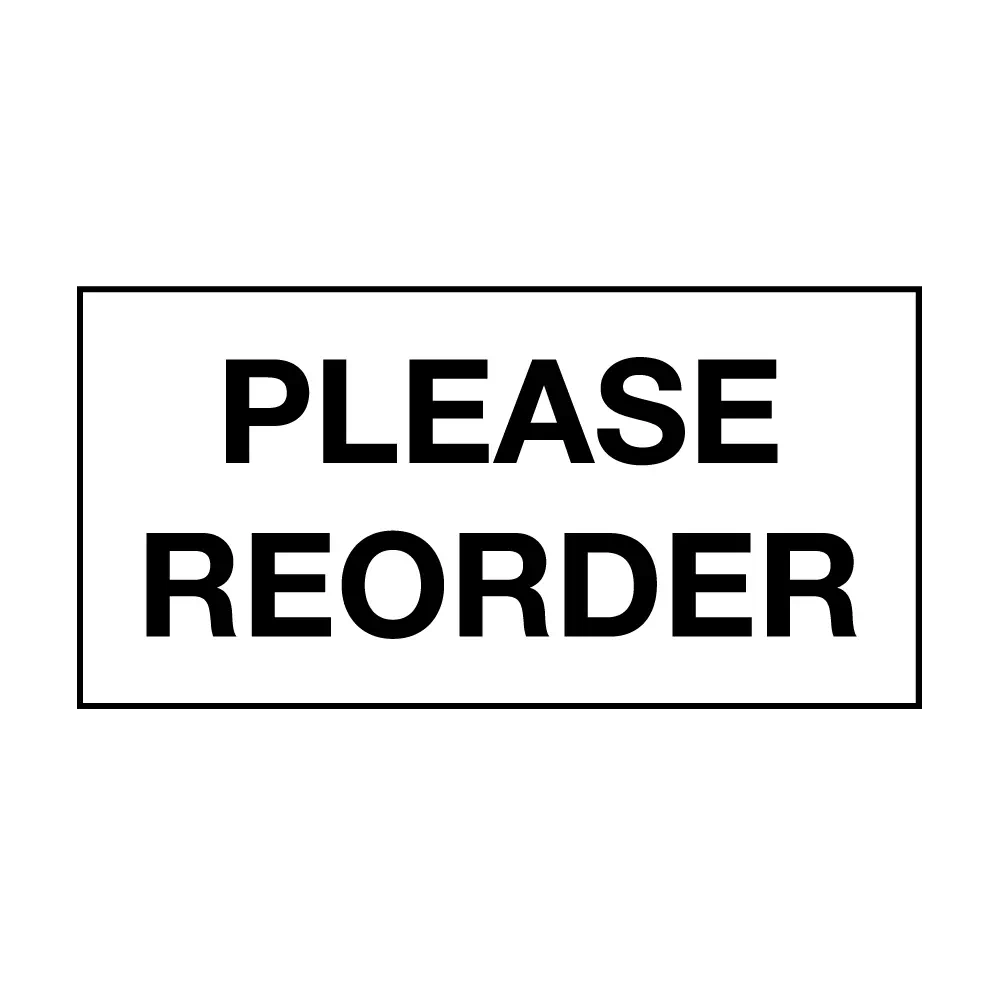 Printed Chart Tape - Please Reorder