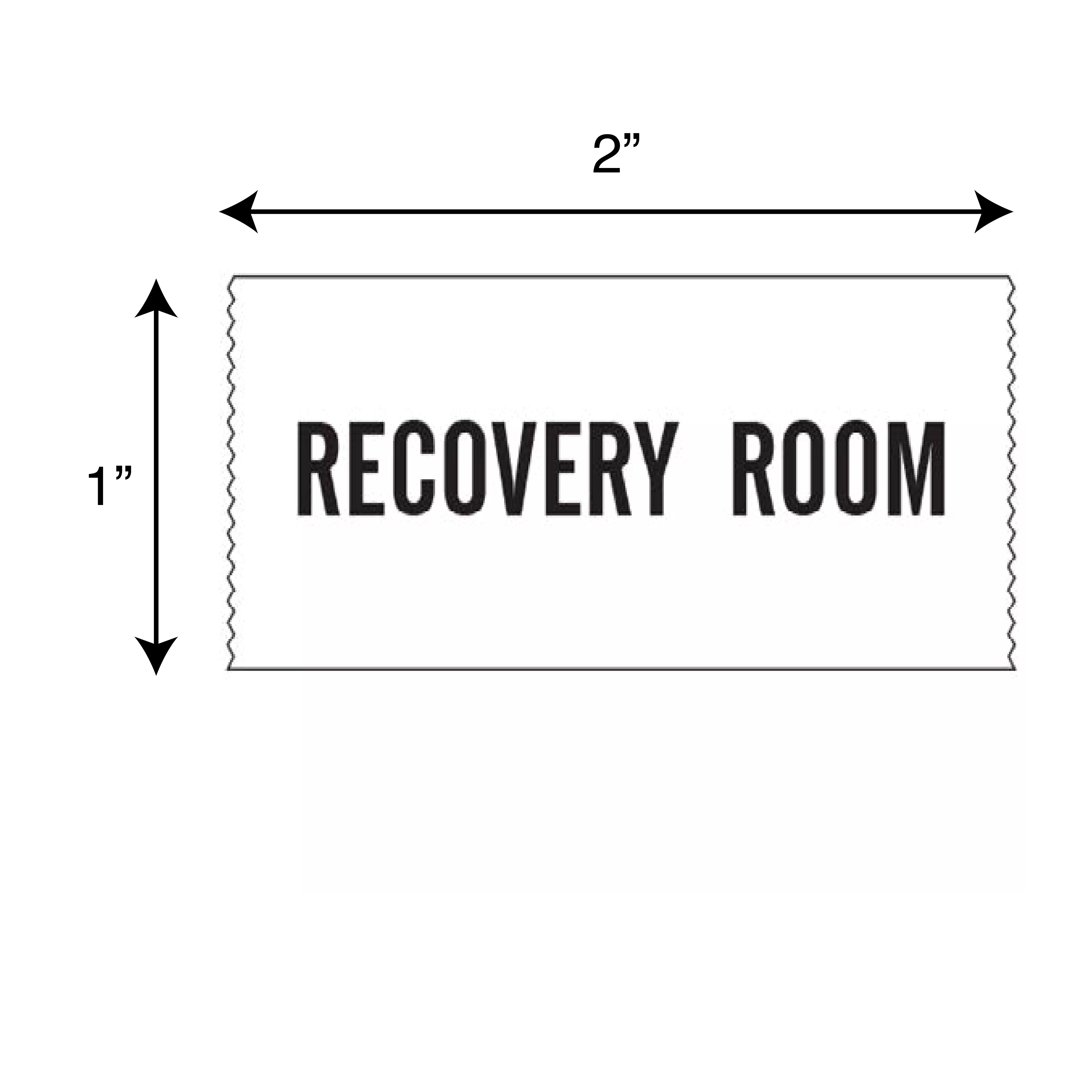 Printed Chart Tape - Recovery Room