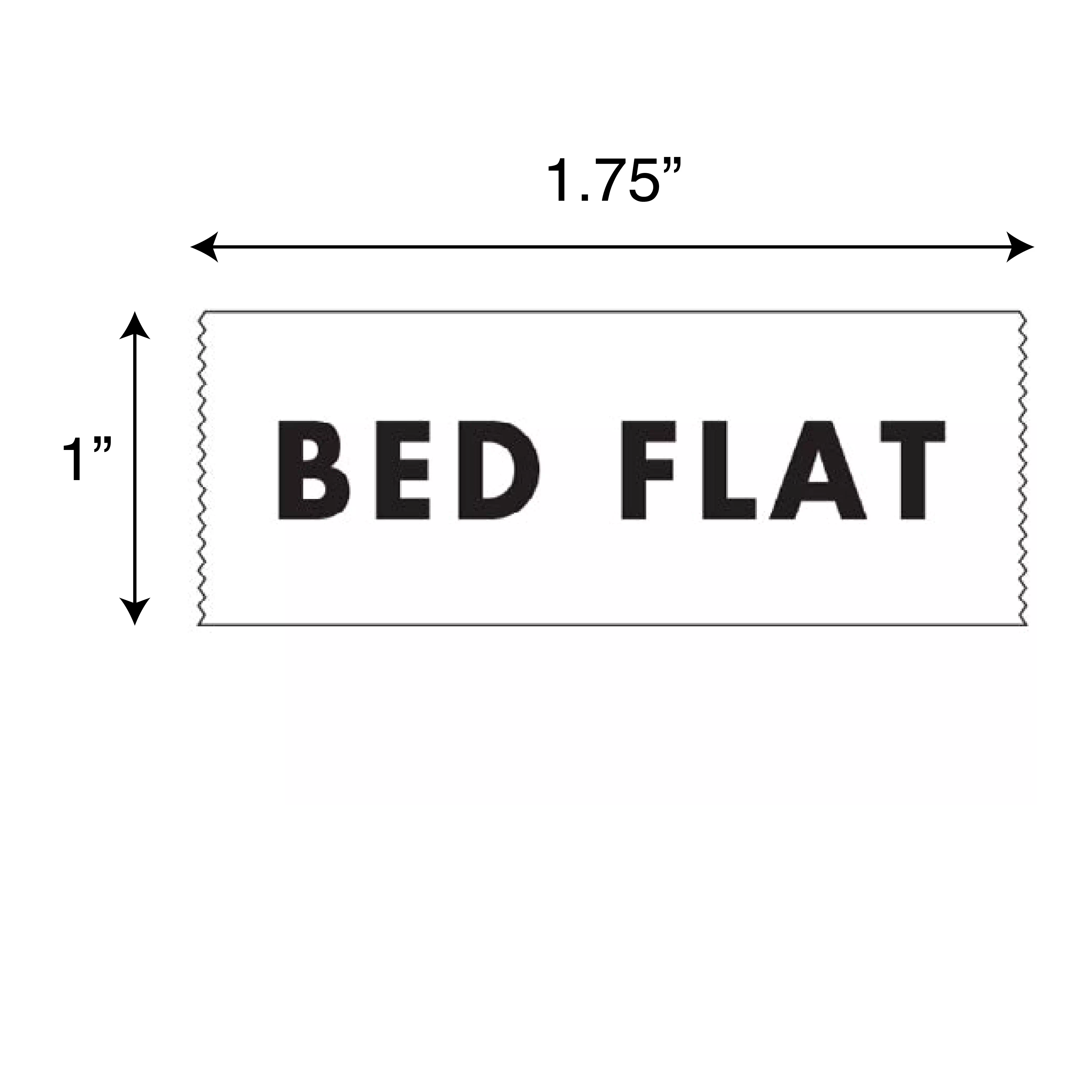 Printed Chart Tape - Bed Flat