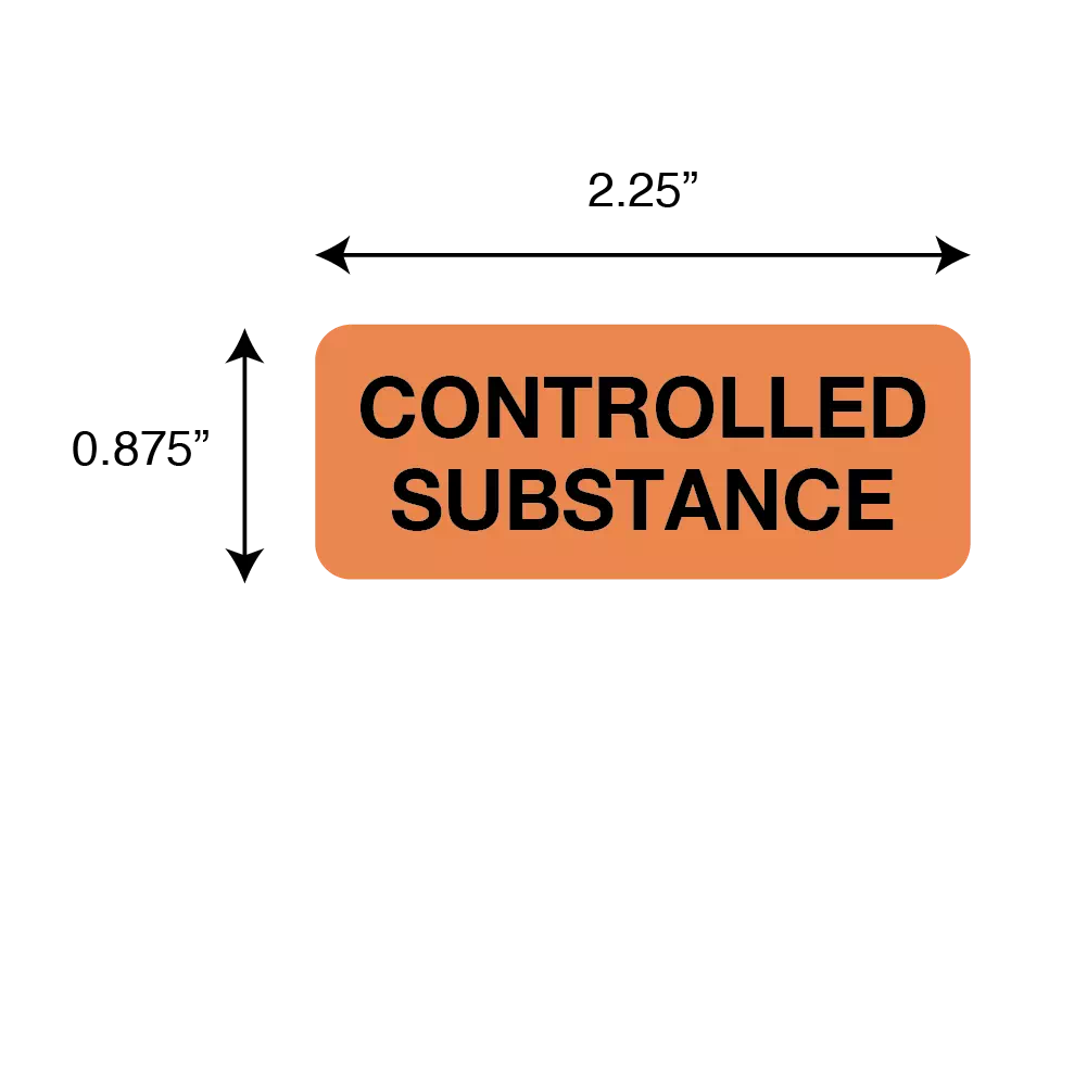 Label, Controlled Substance