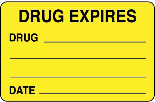 Label, Drug Expires