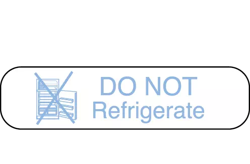 Label, Do Not Refrigerate