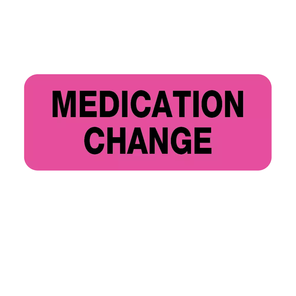 Label, Medication Change