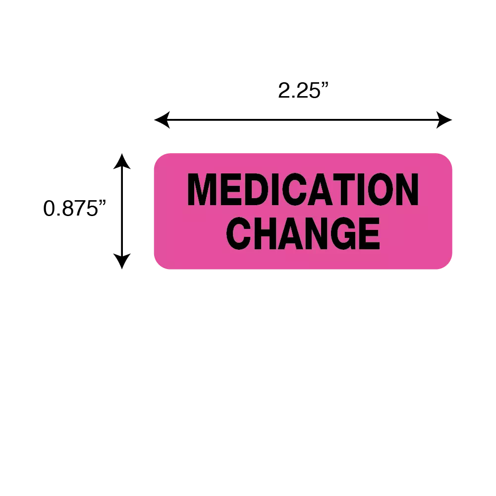 Label, Medication Change