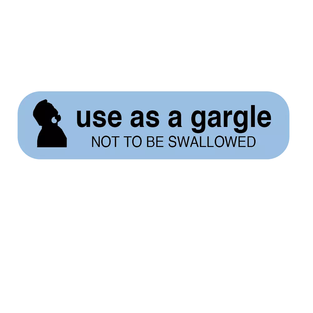 Auxiliary Label, Use As a Gargle