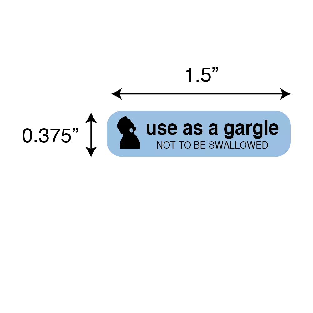 Auxiliary Label, Use As a Gargle