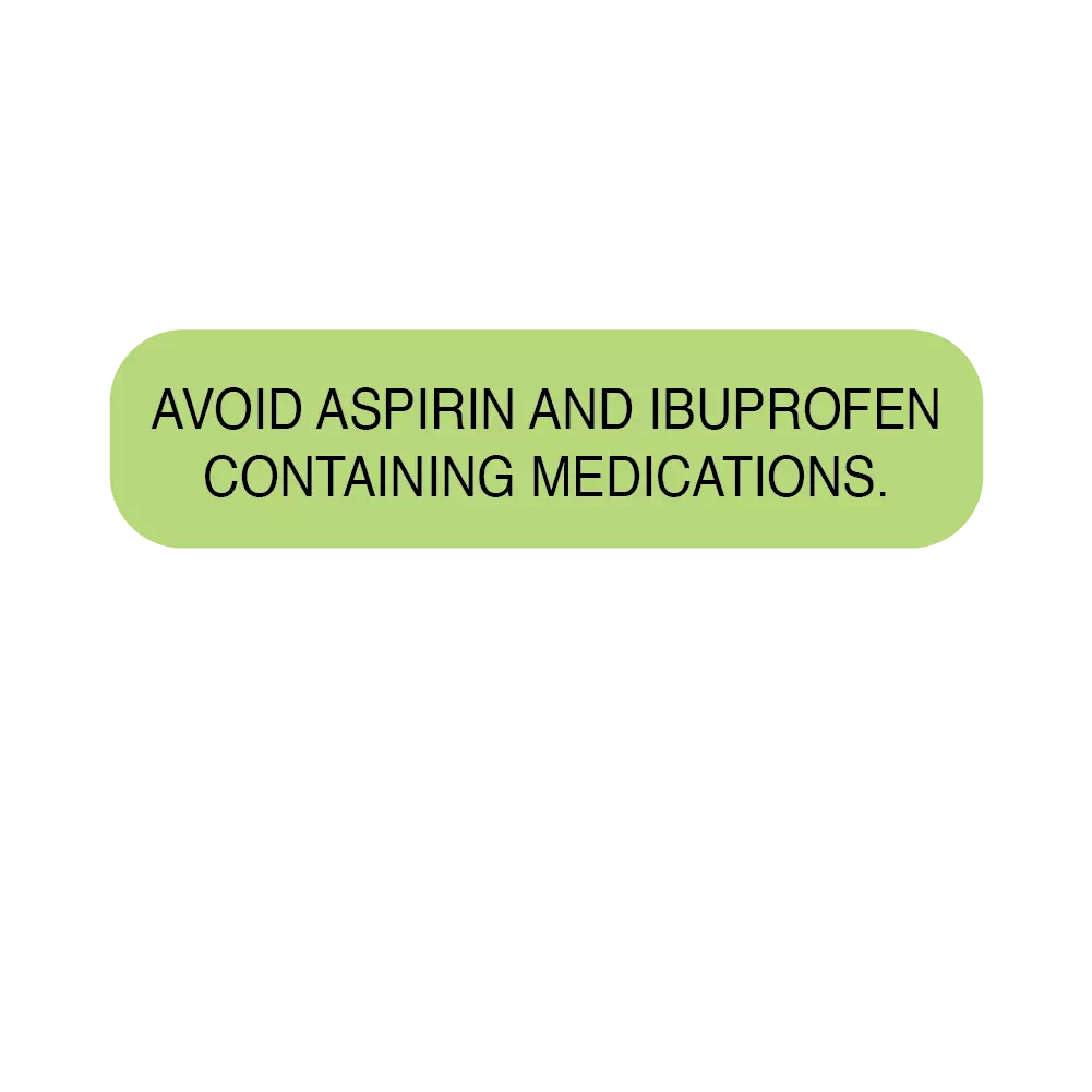 Avoid Aspirin And Ibuprofen