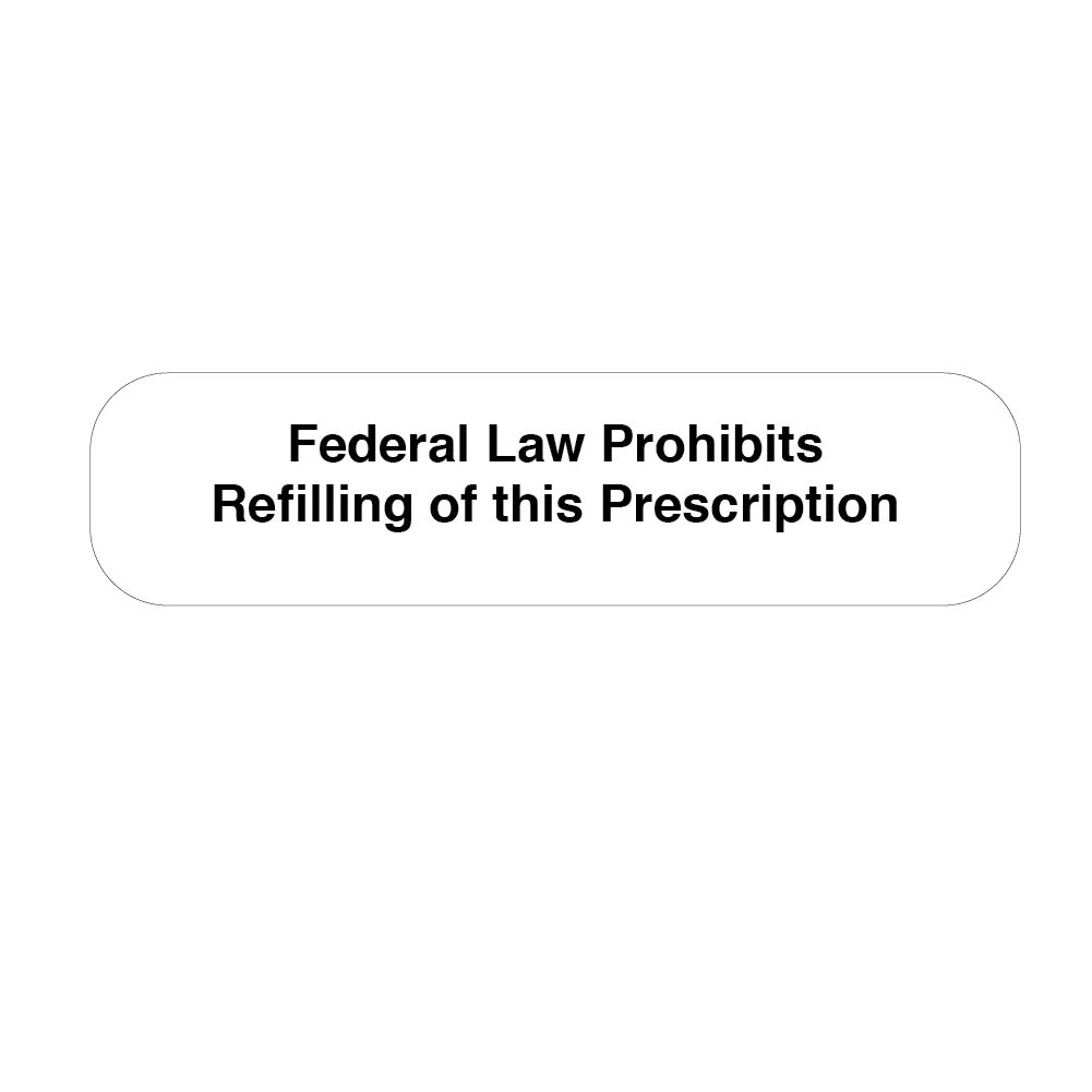 Auxiliary Label, Federal Law Prohibits