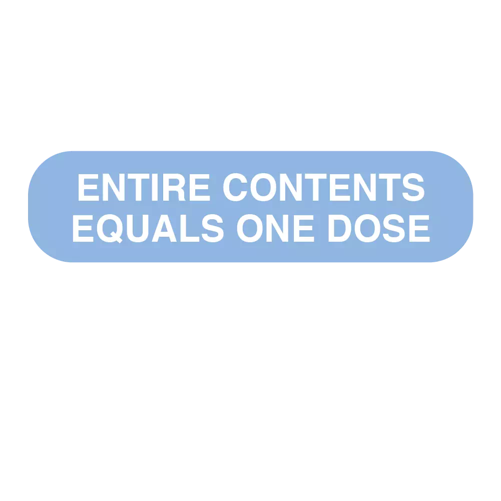 Entire Contents Equals One Dose