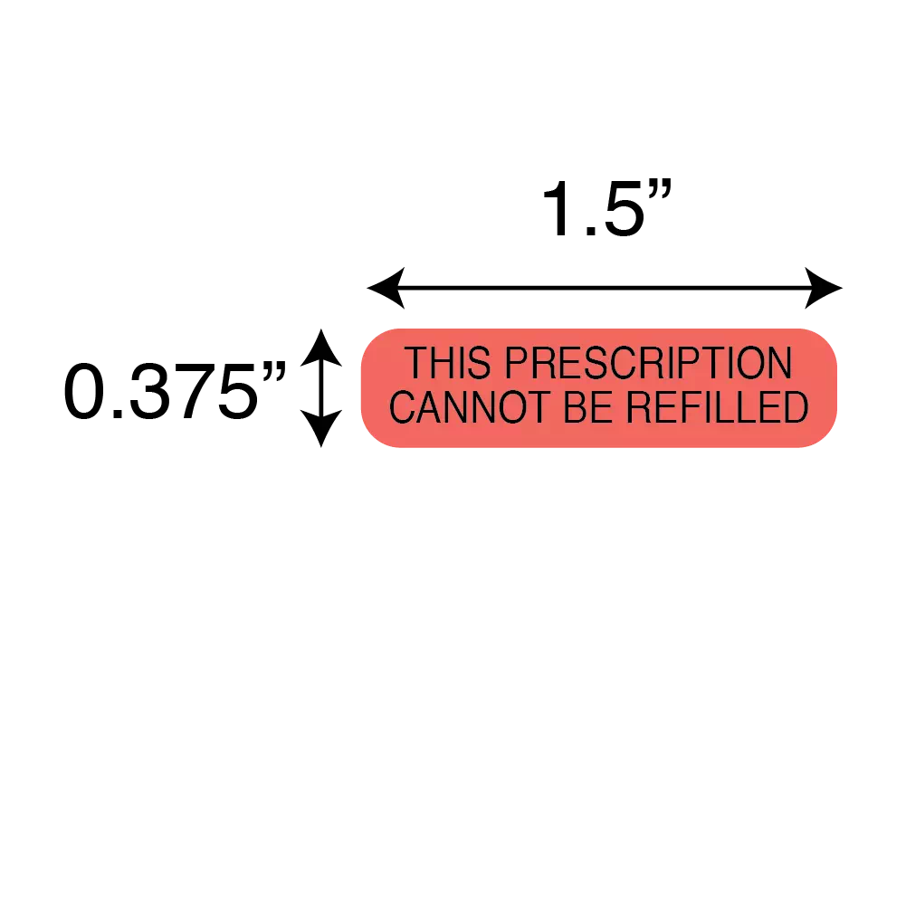 This Prescription Cannot Be Refilled