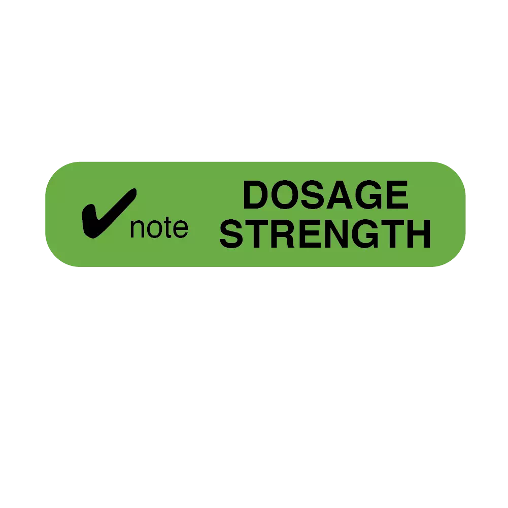 Note Dosage Strength