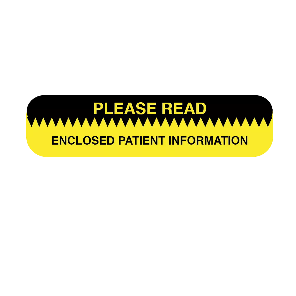 Auxiliary Label, Please Read Enclosed Patient Information