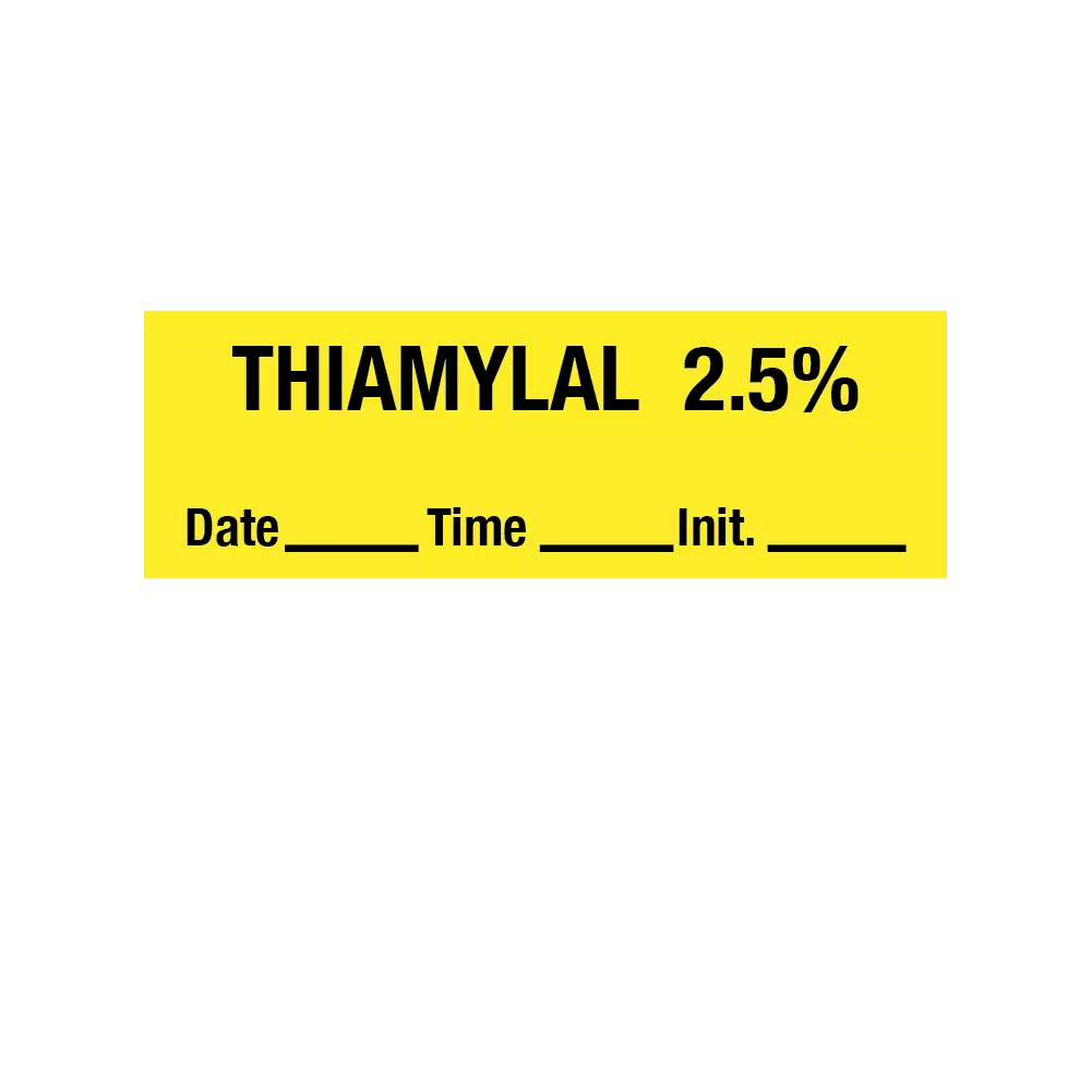 Tape, Thiamylal 2.5%