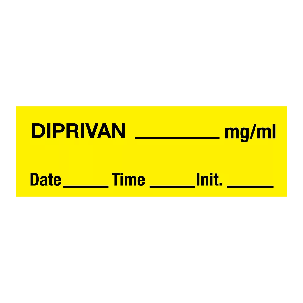 Tape, Diprivan