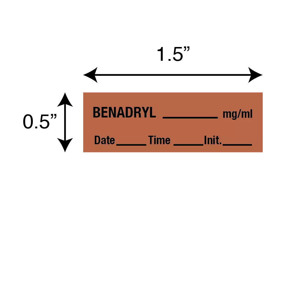 Tape, Benadryl