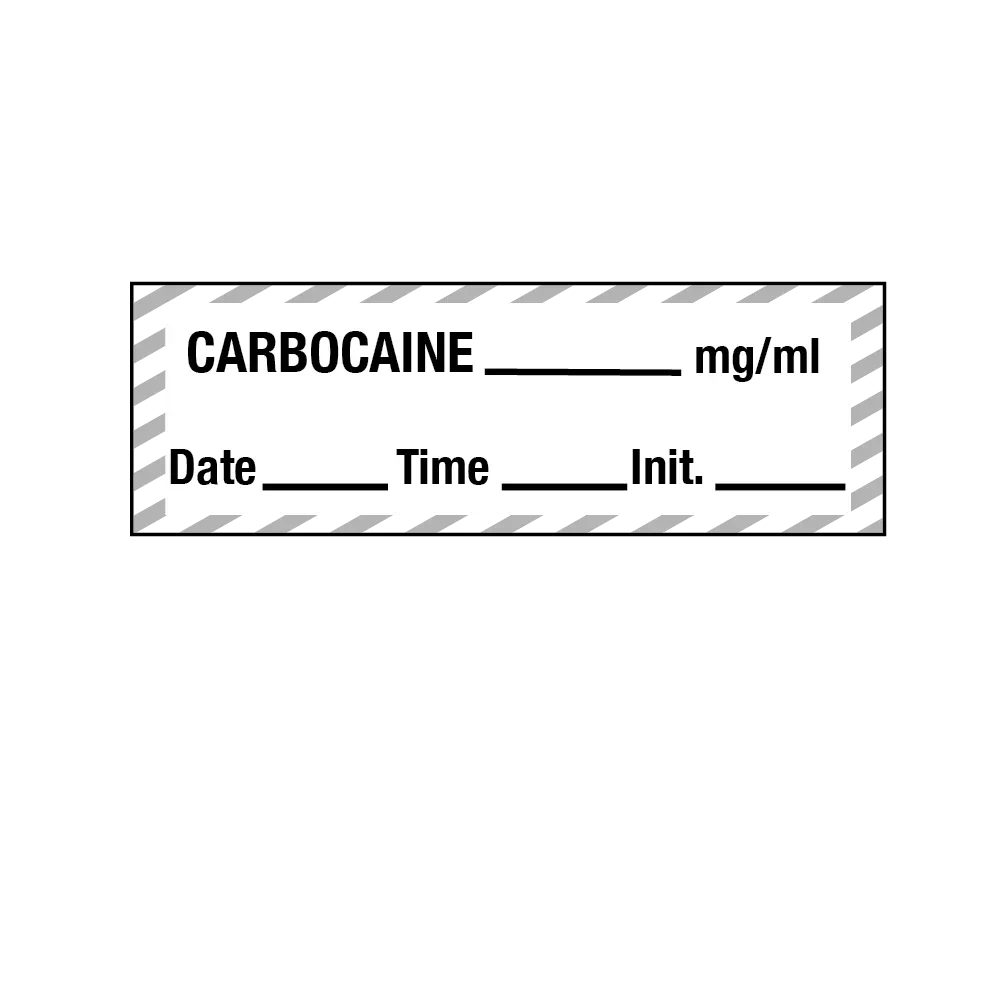 Tape, Carbocaine