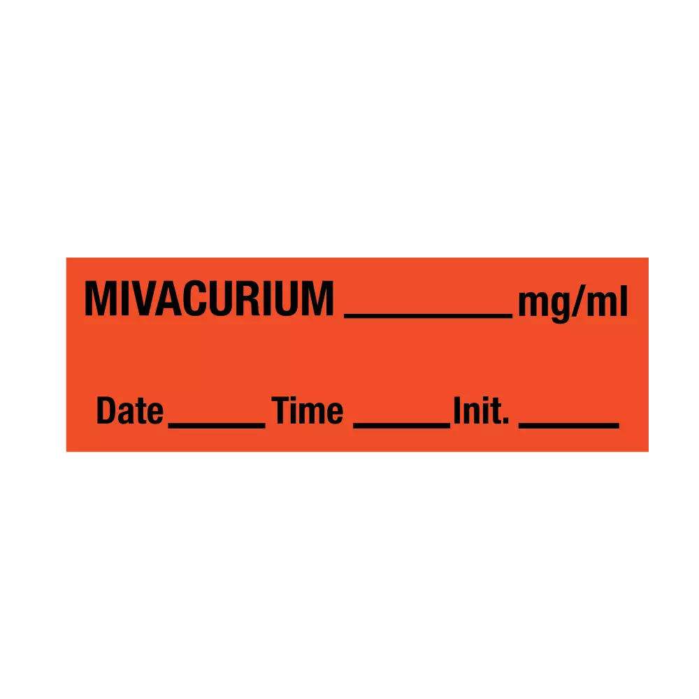 Tape, Mivacurium