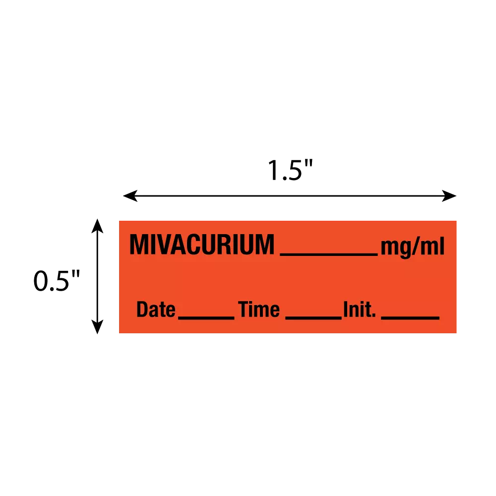 Tape, Mivacurium