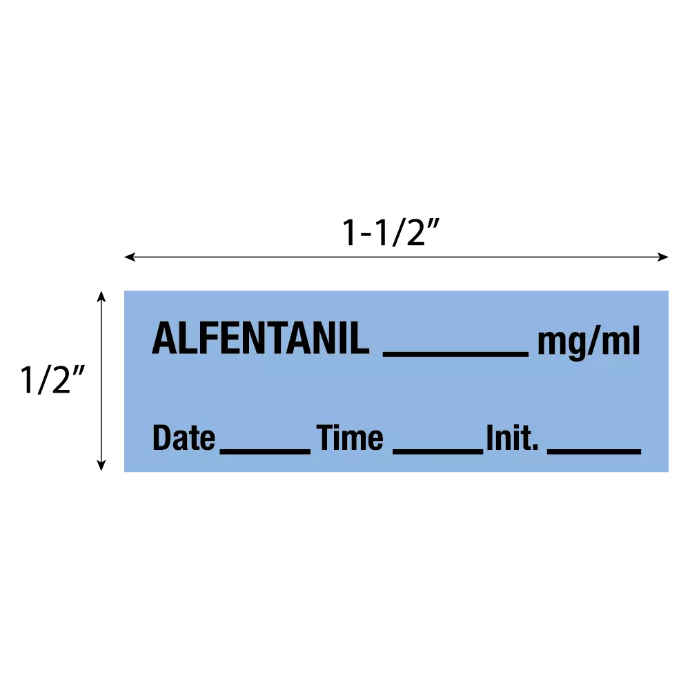 Tape, Alfentanil