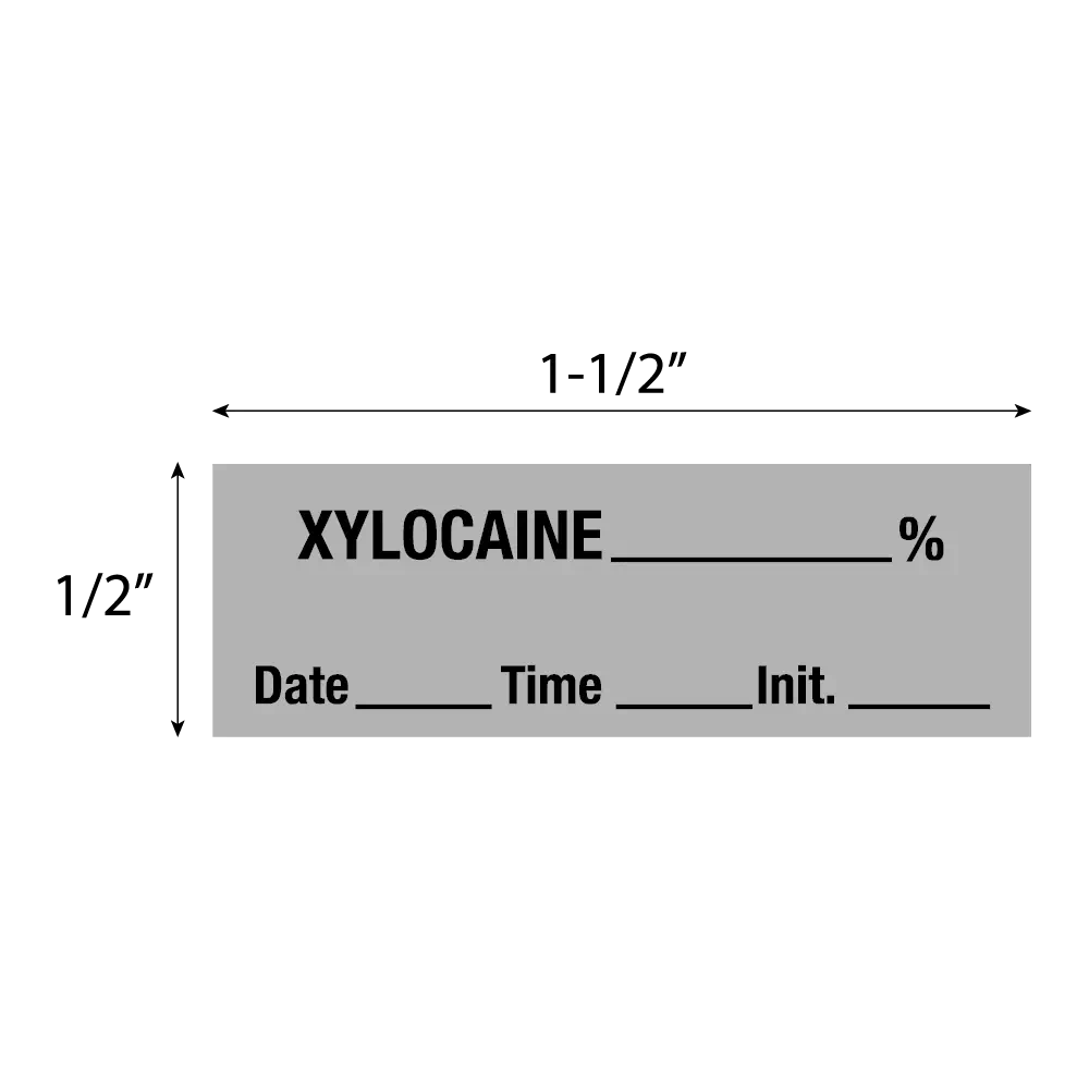 Tape, Xylocaine