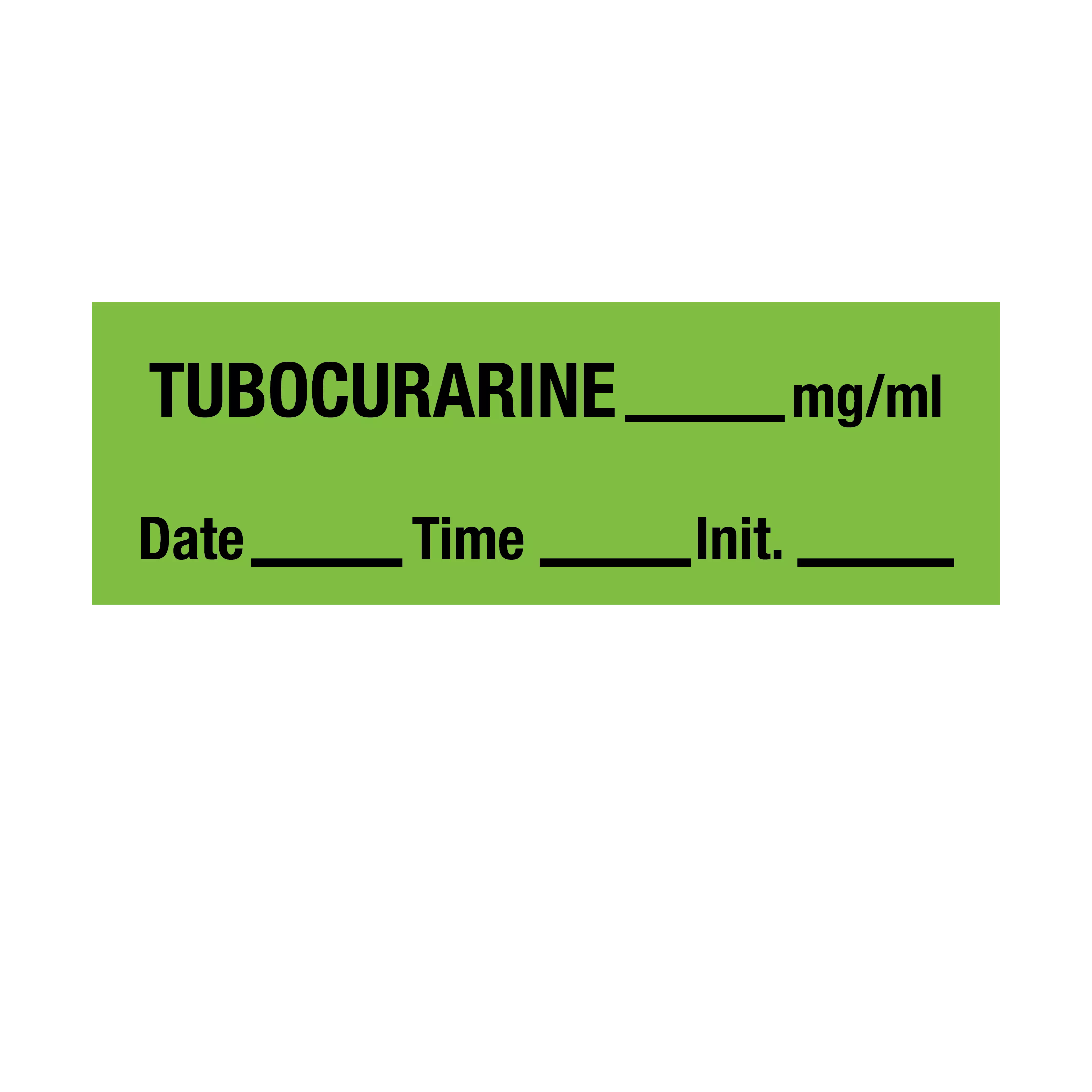 Tape, Tubocurarine