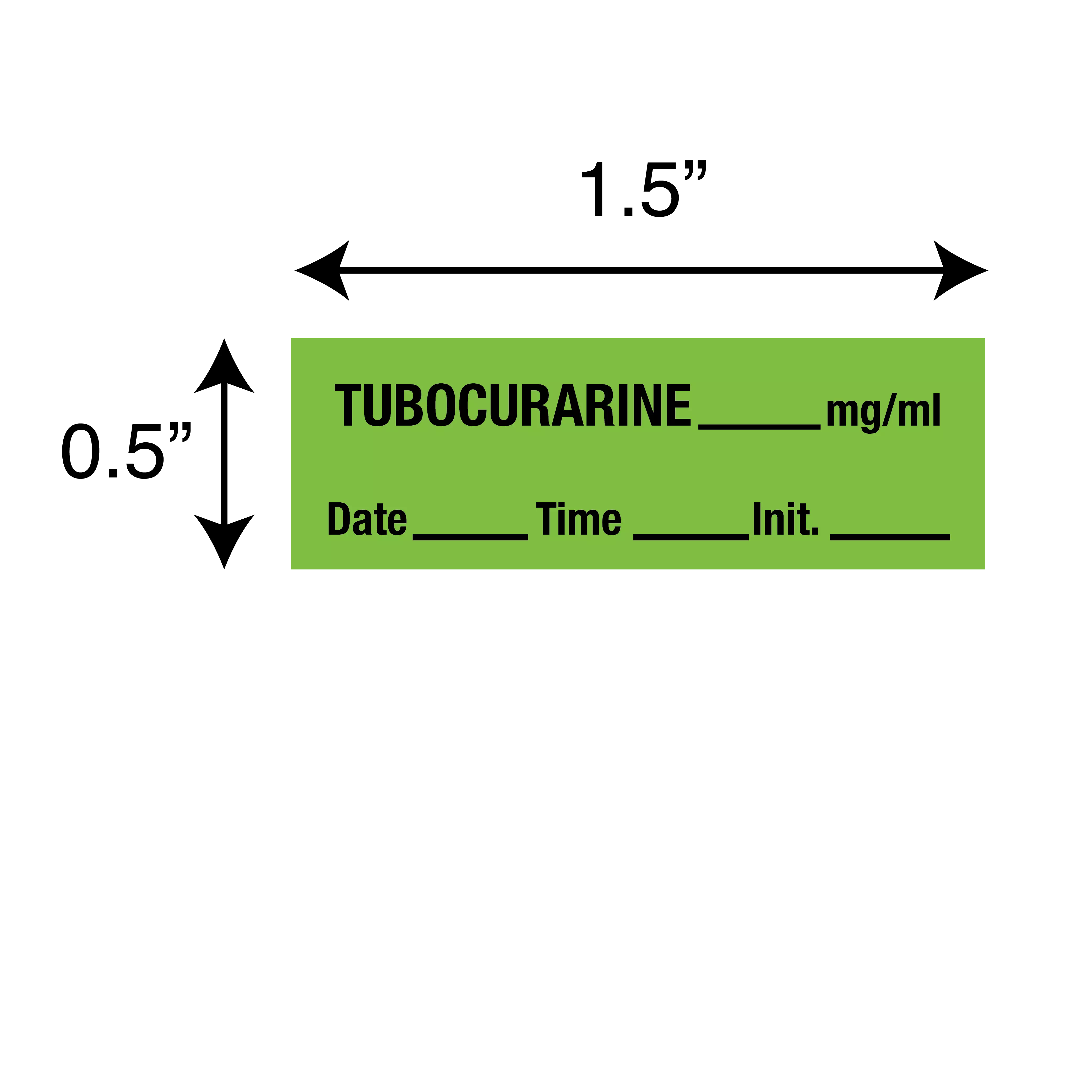 Tape, Tubocurarine