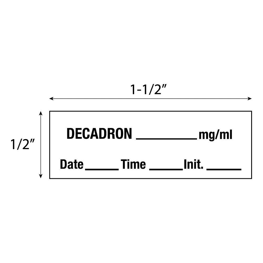 Tape, Decadron