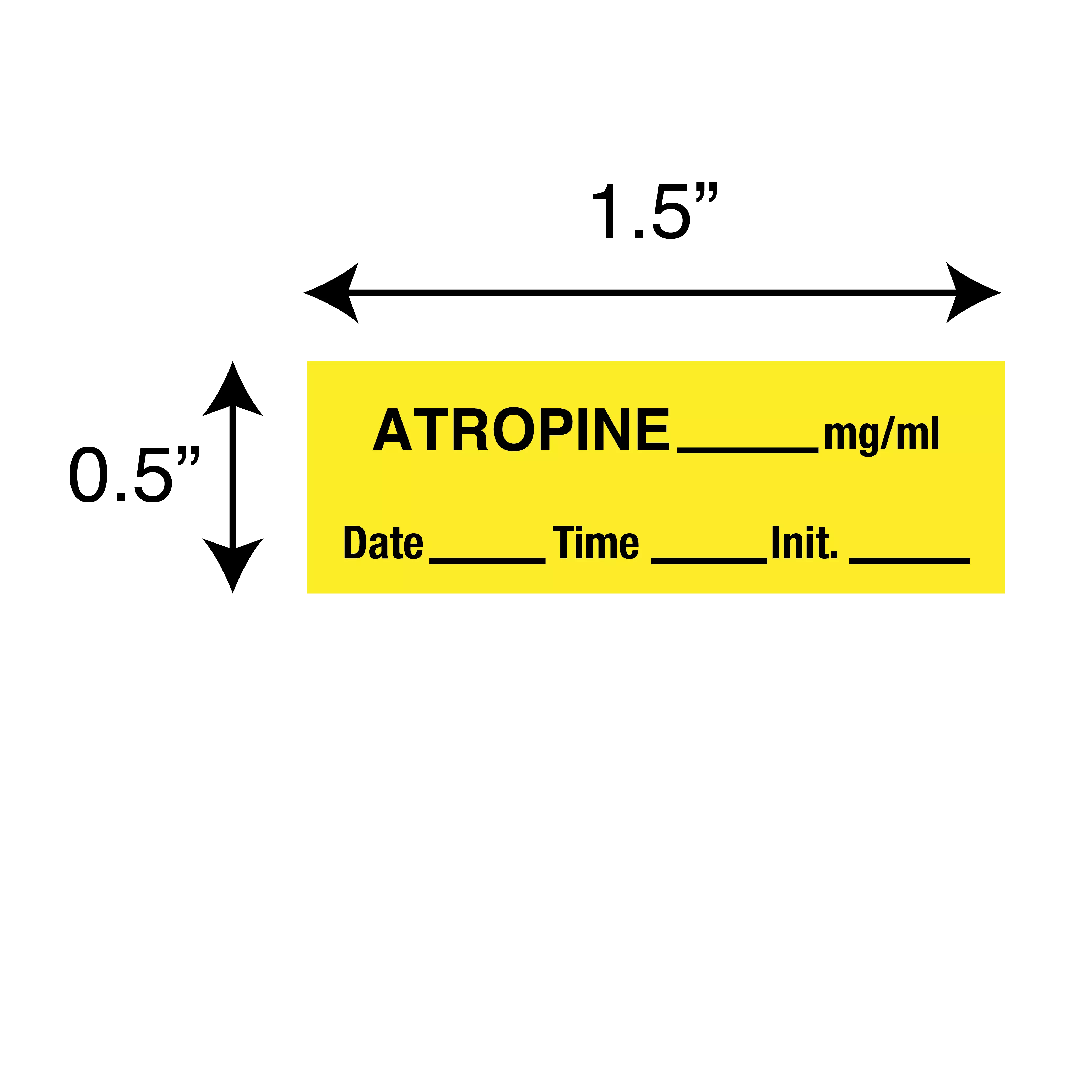 Tape, Atropine