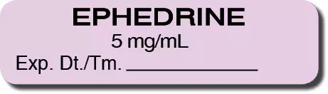 Ephedrine 5 mg/mL