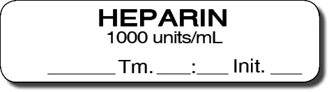 Heparin 1000 units/mL