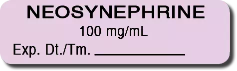 Neosynephrine 100 mg/mL